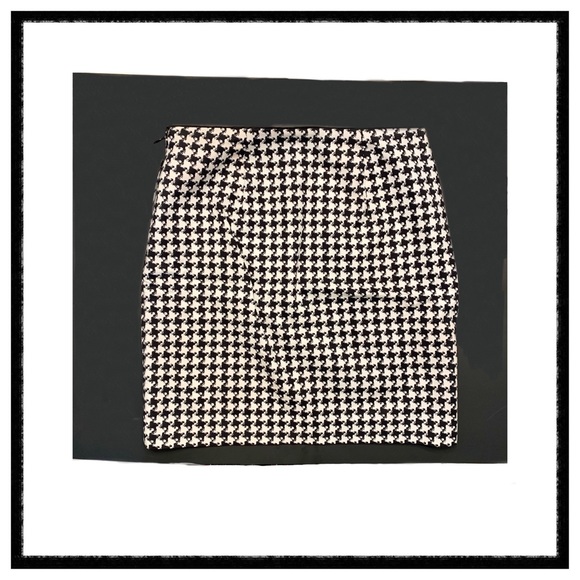 Final Sale WHBM Hounds Tooth Mini Sz 0 - Picture 3 of 8
